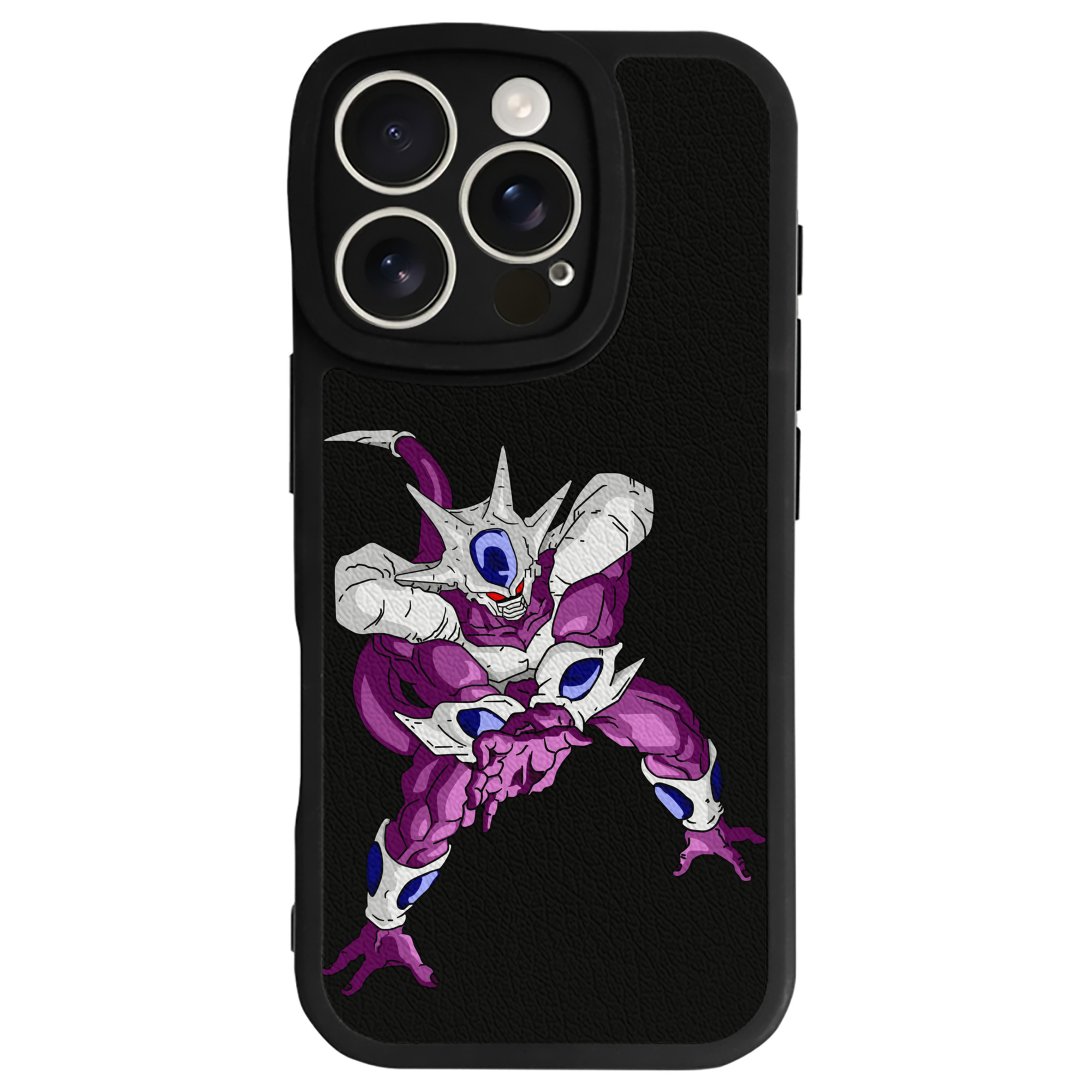 （画像用） ドラゴンボール クウラ DRAGON BALL Cooler Coora 【iPhone 16シリーズ対応】シリコンスマホケース（レザー調） 材質：シリコン